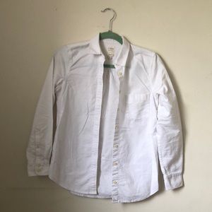 J Crew white button down